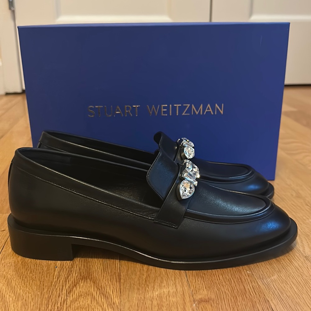 Stuart Weitzman Crystal Loafers - NWT